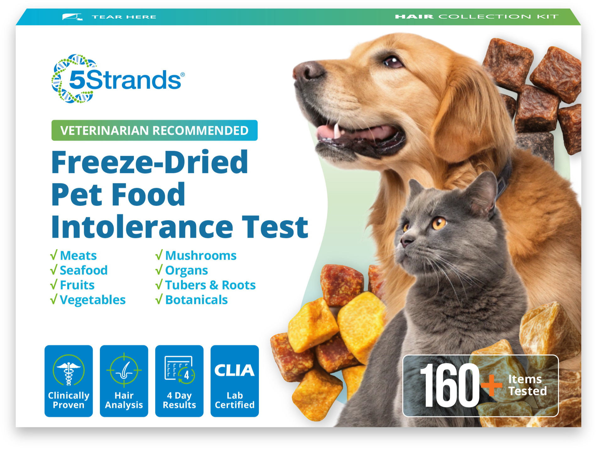 ドッグフード UI Freeze-Dried Pet Food Intolerance Test | 5Strands