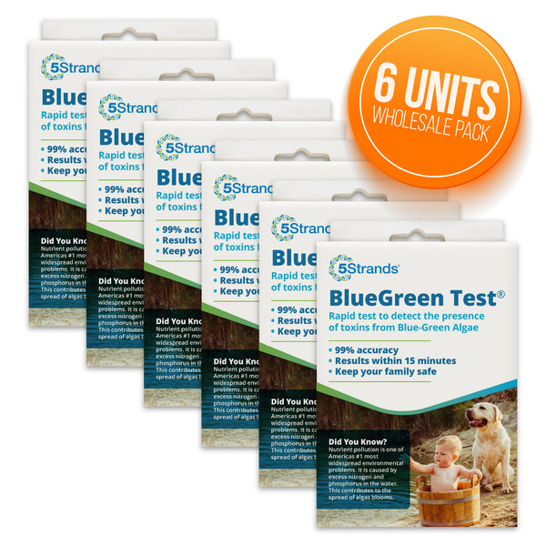 BlueGreen Algae Water Test, 6 Pack, Wholesale