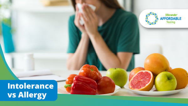 food intolerance vs allergy