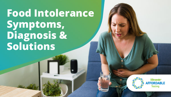 women experiencing food intolerance symptoms