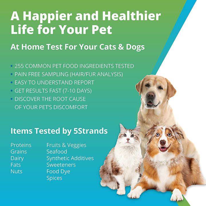 Pet Food Intolerance Test (Previous Hair Sample Required)