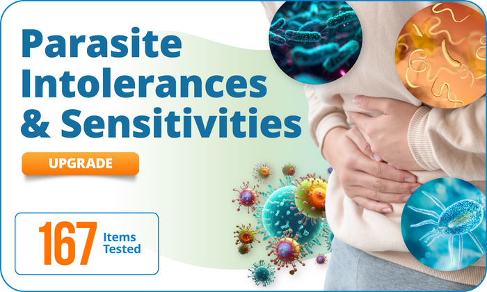 Parasite Intolerances & Sensitivities, 167 Items (Upgrade)