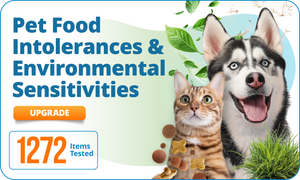 Pet Food Intolerances & Environmental Sensitivities, 1272 Items (Upgrade)