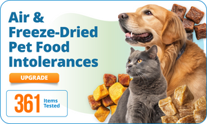 Air & Freeze-Dried Pet Food Intolerances, 361 Items (Upgrade)