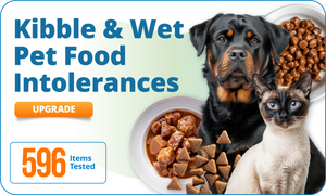 Kibble & Wet Pet Food Intolerances, 596 Items (Upgrade)