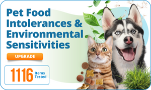 Pet Food Intolerances & Environmental Sensitivities, 1116 Items (Upgrade)