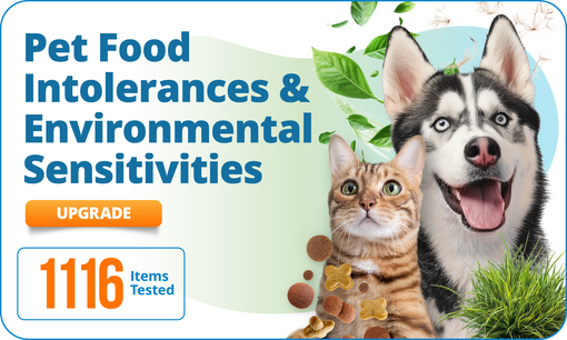Pet Food Intolerances & Environmental Sensitivities, 1116 Items (Upgrade)