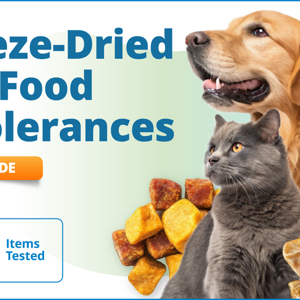 Freeze-Dried Pet Food Intolerances, 330 Items (Upgrade)