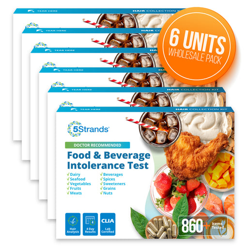 Food & Beverage Intolerance Test (Wholesale, 6 Pack)