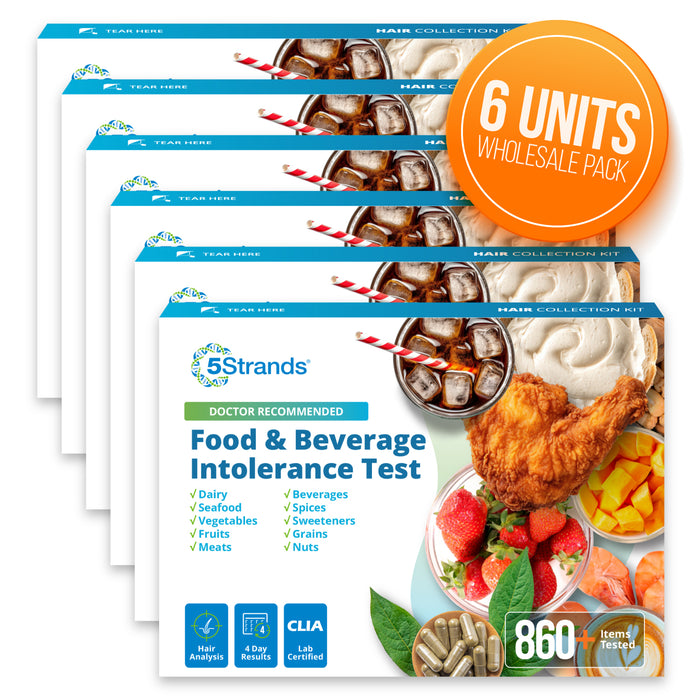 Food & Beverage Intolerance Test (Wholesale, 6 Pack)