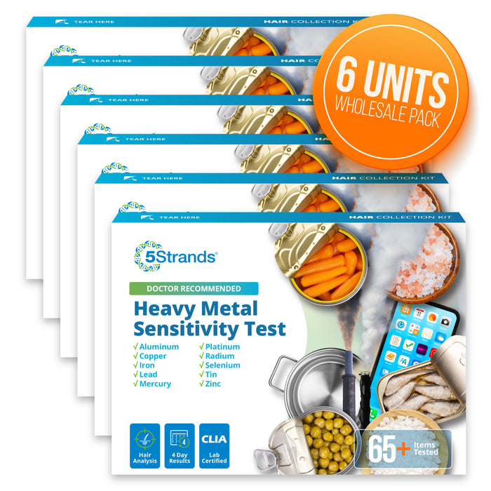Heavy Metal Sensitivity Test (Wholesale, 6 Pack)