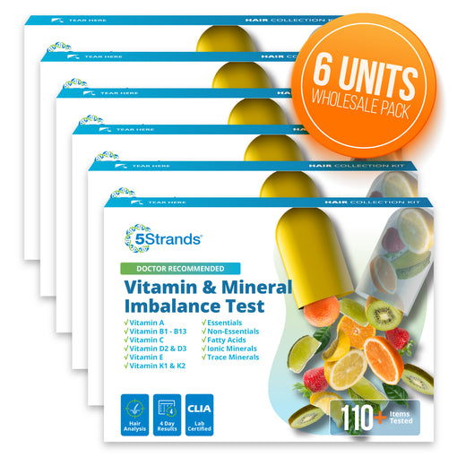 Vitamins & Minerals Imbalance Test (Wholesale, 6 Pack)