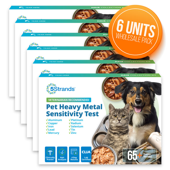 Pet Heavy Metal Sensitivity Test (Wholesale, 6 Pack)