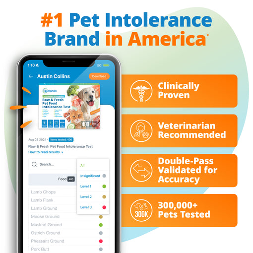 Pet Raw & Fresh Food Intolerance Test