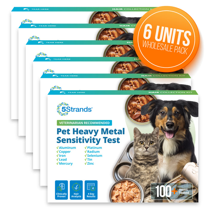 Pet Heavy Metal Sensitivity Test (Wholesale, 6 Pack)