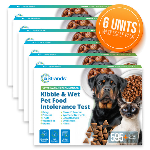 Kibble & Wet Pet Food Intolerance Test (Wholesale, 6 Pack)