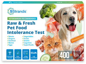 pet raw and fresh food intolerance test kit