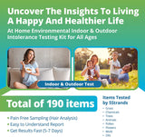 190 environmental items test in the intolerance test